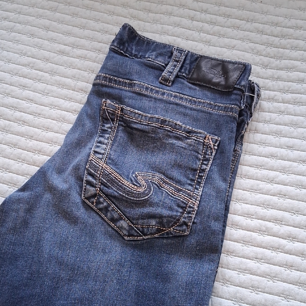 Silver Jeans Dark Blue Denim